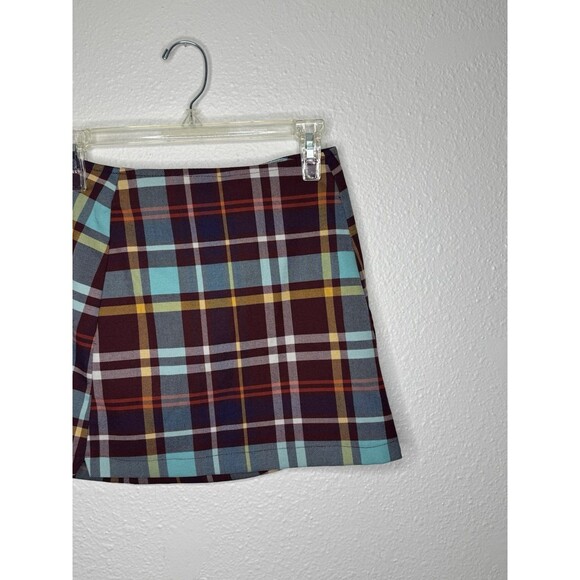 Urban Outfitters Women’s Mini Skirt Size Small Tartan Plaid Academia School Girl - Picture 4 of 12